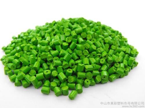 PFA Green Color Concentrates For Plastics , 12% Content Pigment Masterbatch